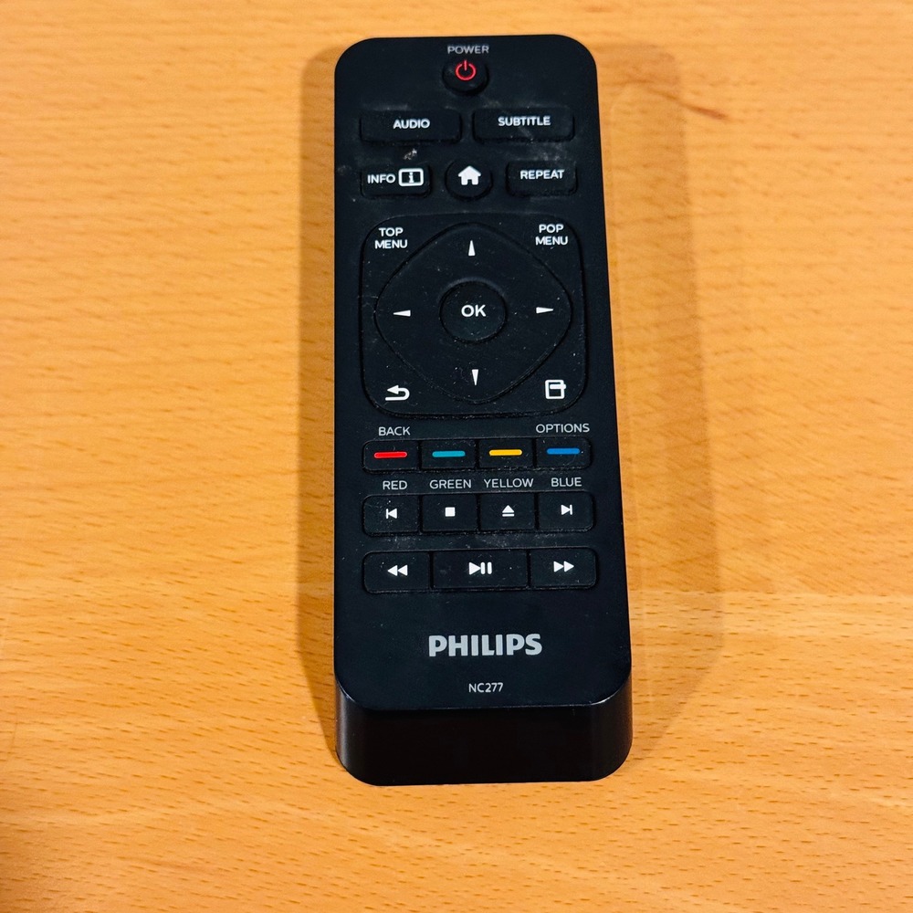 Philips Remote Control Black NC277 Blu-ray DVD Player OEM Replacement